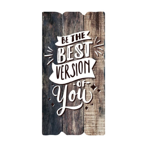 Декоративная табличка «Be the bеst version of you»