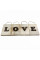 Настенное деревянное панно из 4 частей «LOVE»