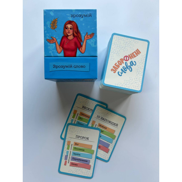 Настольная игра "Запретные слова" (на украинском языке)