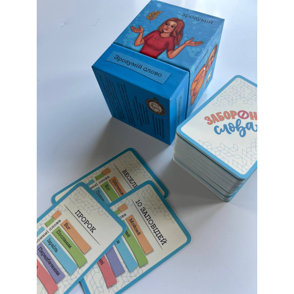 Настольная игра "Запретные слова" (на украинском языке)