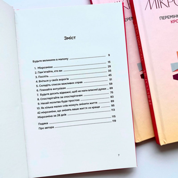 Мікрозміни. Перемінюйте своє життя крок за кроком (книга на украинском языке)
